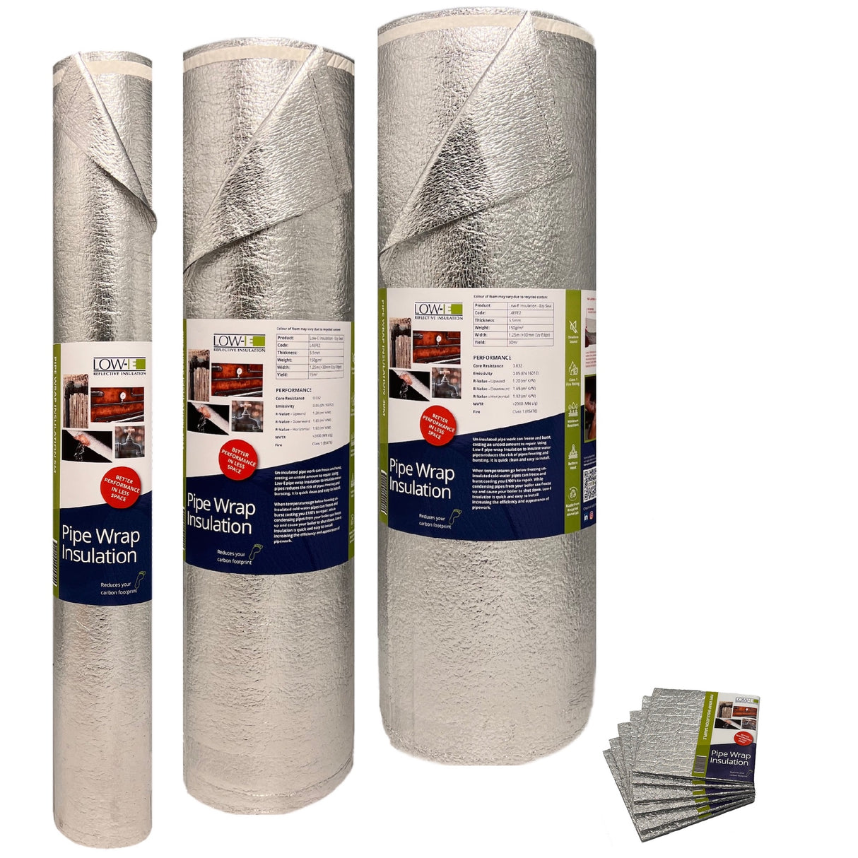 Low-E Pipe Wrap Insulation - EZY Seal
