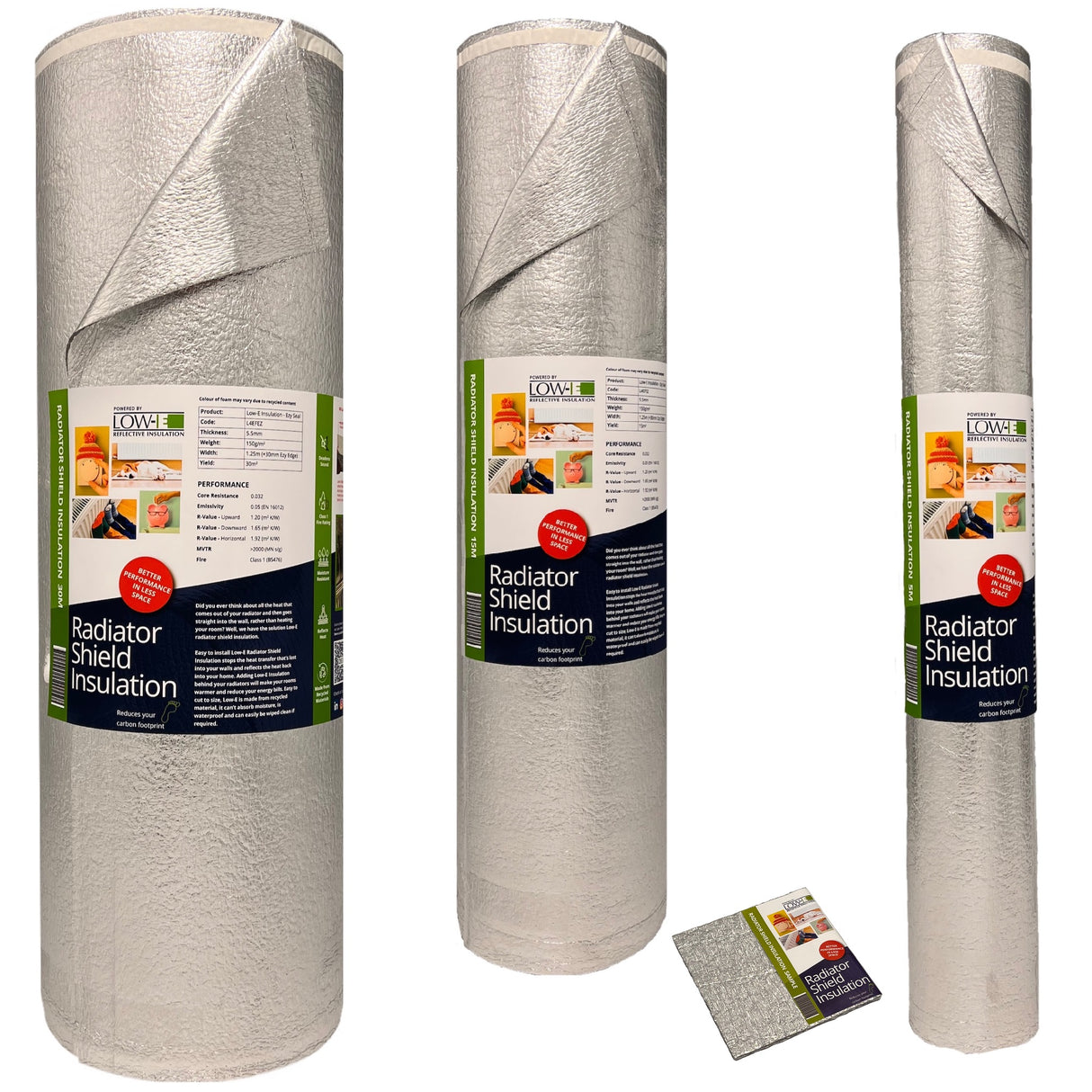 Low-E Radiator Shield Insulation EZY Seal