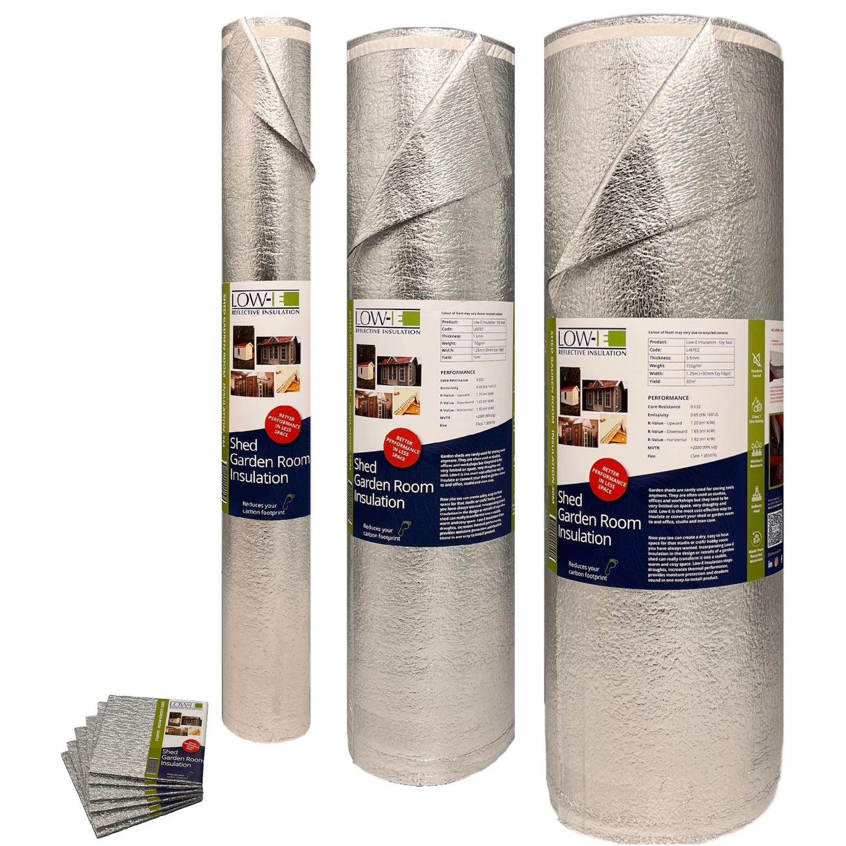 Low-E Shed Insulation EZY Seal