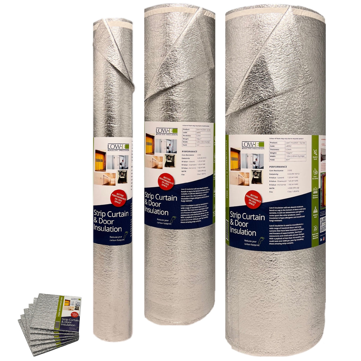Low-E Strip Curtain Insulation - EZY Seal