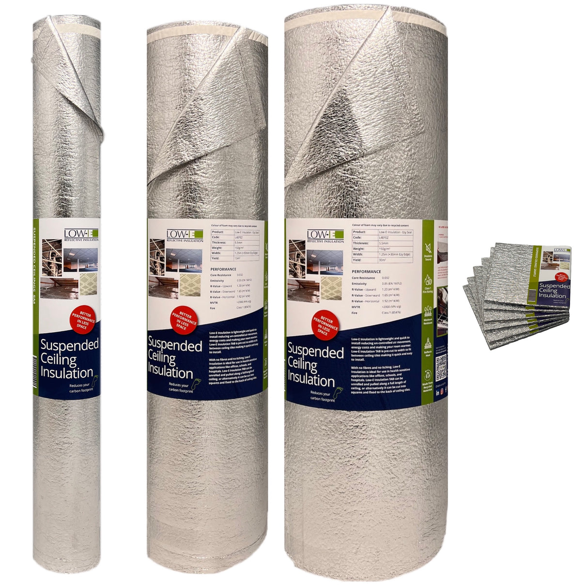 Low-E Suspended Ceiling Insulation - EZY Seal